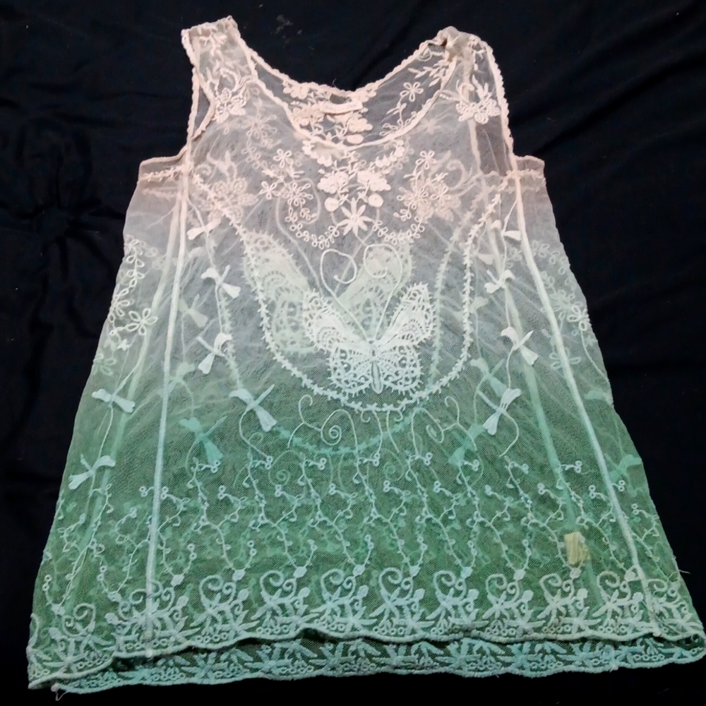 Lace tank top
